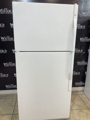 [97623] Kenmore Used Refrigerator Top and Bottom 30x65 1/2" (White) 
