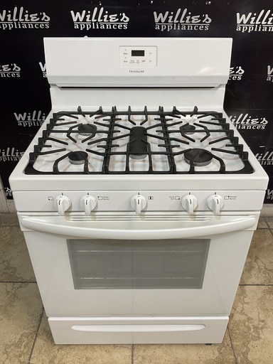 [97631] Frigidaire Used Natural Gas Stove 30inches (White) 