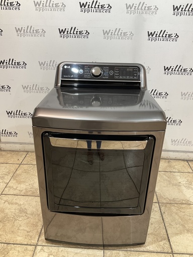 [97633] Lg Used Electric Dryer 220volts (30 AMP) 27inches {4 prong} (Grey) 