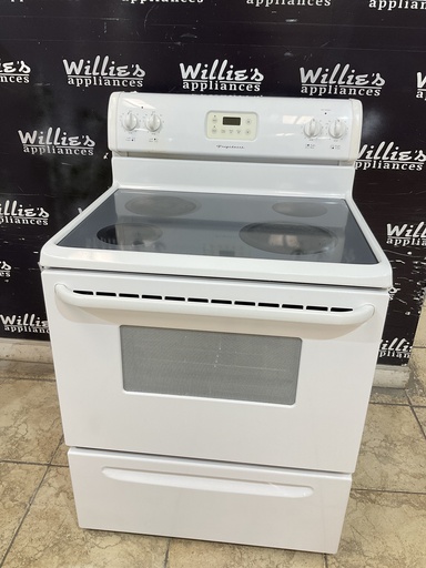 [97618] Frigidaire Used Electric Stove 220volts (40/50 AMP) 30inches {3 prong} (White)