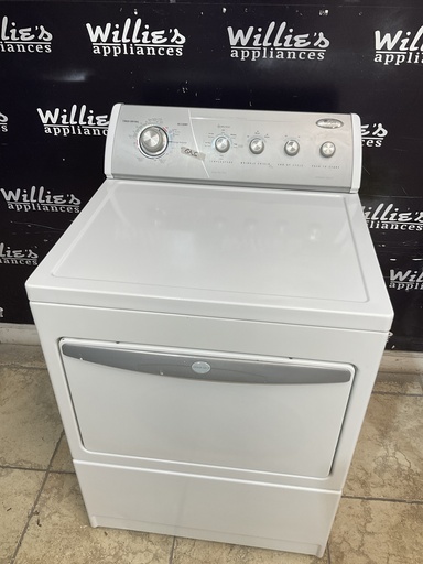 [97665] Whirlpool Used Natural Gas Dryer 27inches (White) 
