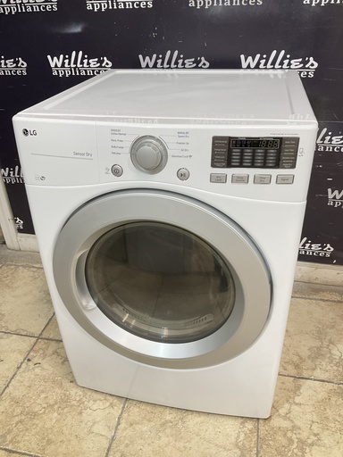 [97664] Lg Used Electric Dryer 220volts (30 AMP) 27inches {4 prong} (White) 