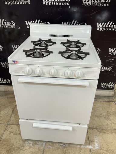[97672] Premier Used Natural Gas Stove 24inches(White) 