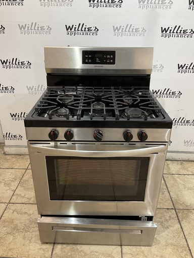 [97682] Frigidaire Used Natural Gas Stove 30inches (Stainless Steel)