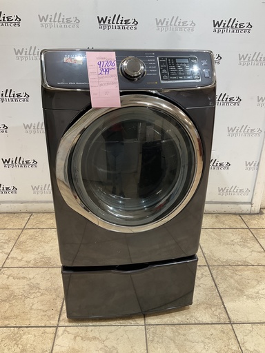 [97706] Samsung Used Natural Gas Dryer 27inches (Grey) 