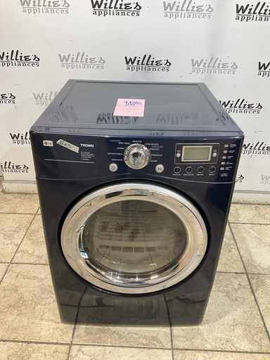 [97696] Lg Used Natural Gas Dryer 27inches (Blue) 