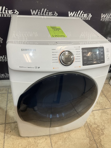 [97728] Samsung Used Electric Dryer 220volts (30 AMP) 27inches {3 prong} (White) 