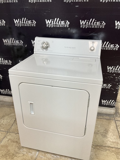 [97727] Estate Used Electric Dryer 220volts(30 AMP) 29inches {3 prong} (White) 
