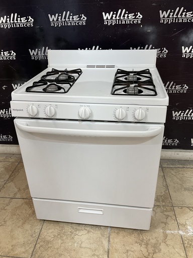 [97749] Hotpoint Used Natural Gas Stove 30inches (White) 