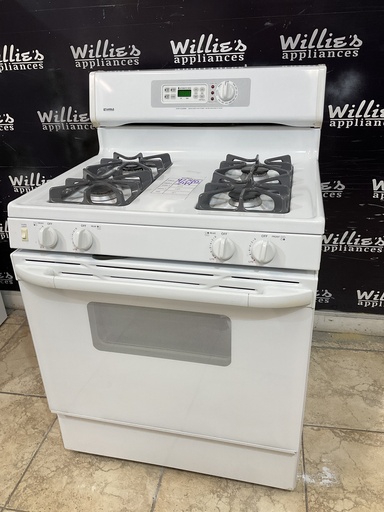 [97746] Kenmore Used Natural Gas Stove 30inches (White) 