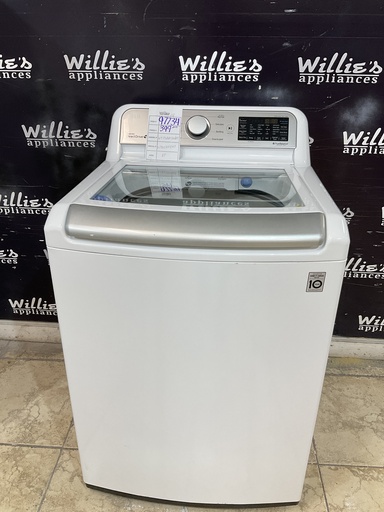 [97734] Lg Used Washer Top-load 27inches (White) 