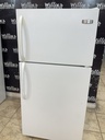 Frigidaire Used Refrigerator Top and Bottom 28x59 1/2” (White) 
