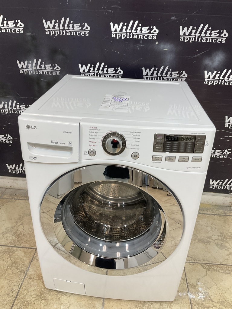 Lg Used Washer front-load 27inches (White) 