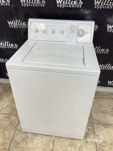 [97777] Kenmore Used Washer Top-load 27inches (White) 