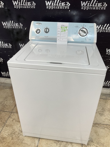 [97779] Whirlpool Used Washer Top-load 27inches (White) 