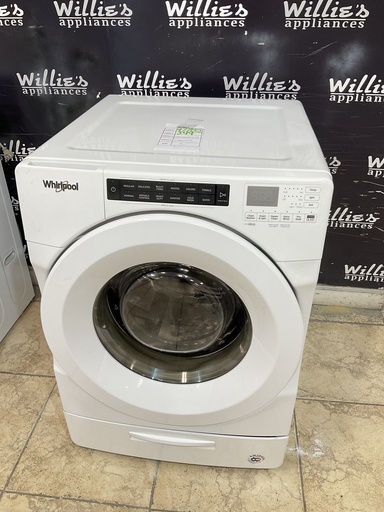 [97785] Whirlpool Used Washer Front-load 27inches (White) 
