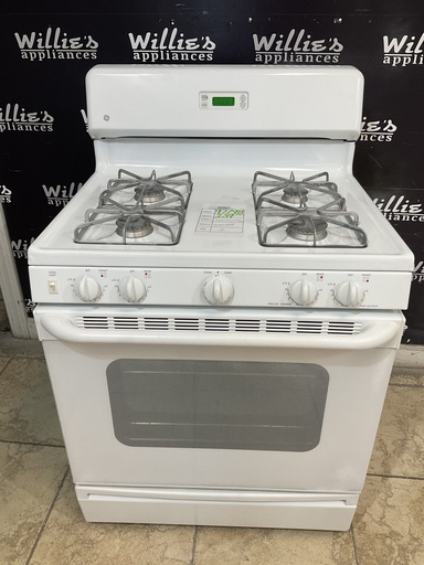 [97798] Ge Used Natural Gas Stove 30inches (White) 