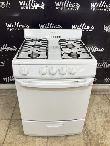 [97784] Hotpoint Used Natural Gas Stove 24inches (White) 