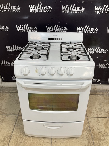 [97764] Hotpoint Used Natural Gas Stove 24inches (White) 