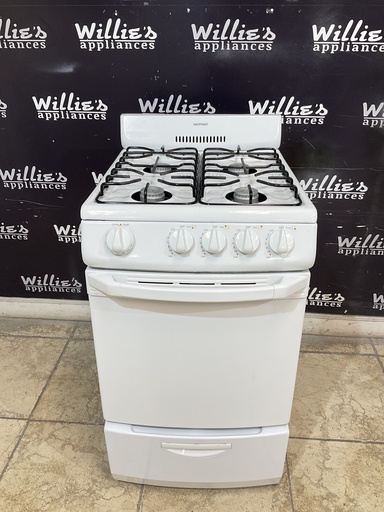 [97772] Hotpoint Used Natural Gas Stove 20inches (White) 
