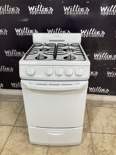 [97783] Hotpoint Used Natural Gas Stove 20inches (White) 