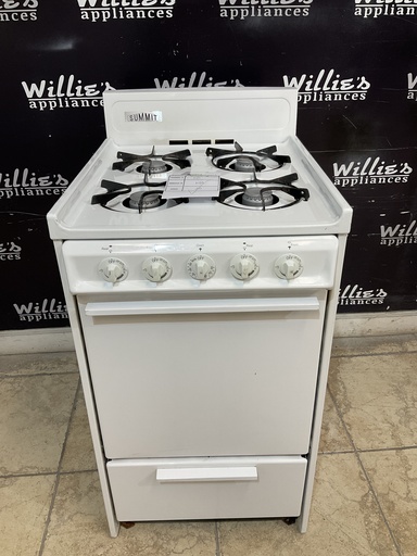 [97782] Summit Used Natural Gas Stove 20inches (White) 