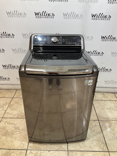 [97830] Lg Used Washer Top-load 27inches (Dark Grey) 
