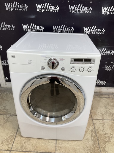 [97807] Lg Used Electric Dryer 220volts (30 AMP) 27inches {3 prong} (White) 