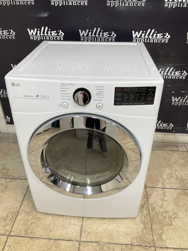 [97803] Lg Used Electric Dryer 220volts (30 AMP) 27inches {4 prong} (White) 
