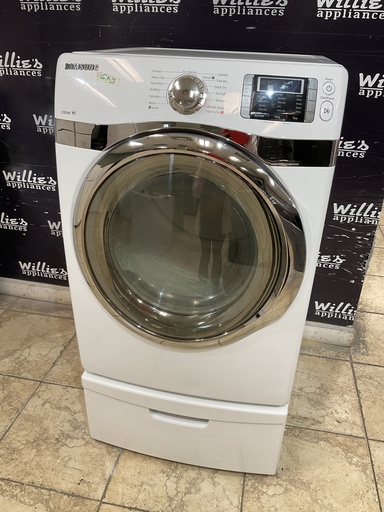 [97808] Samsung Used Natural Gas Dryer 27inches (White) 