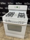 Ge Used Natural Gas Stove 30inches (White) 