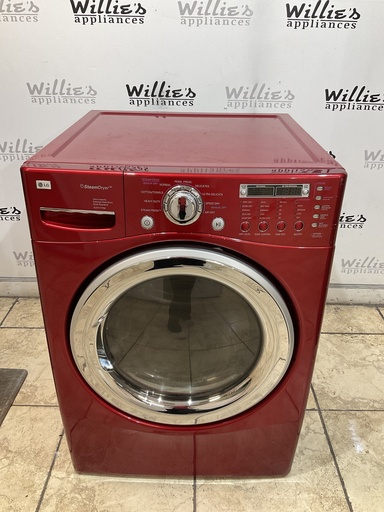 [97815] Lg Used Electric Dryer 220volts (30 AMP) 27inches {3 prong} (Red)