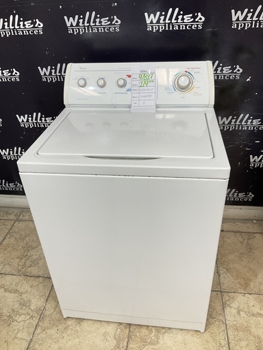 [97827] Whirlpool Used Washer Top-load 27inches (White) 
