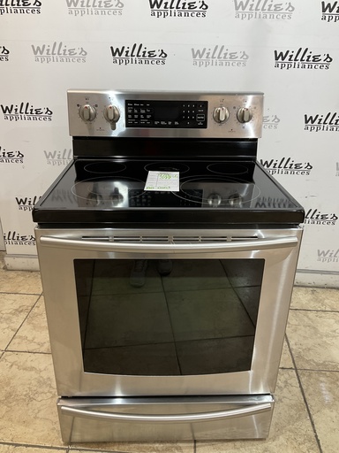 [97861] Samsung Used Electric Stove 220volts (40/50 AMP) 30inches {no cord} (Stainless steel) 