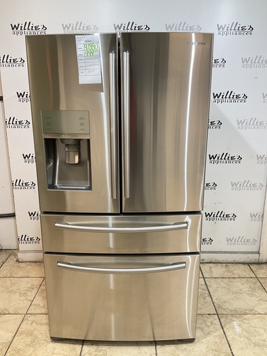 [97880] Samsung Used Refrigerator French Door Counter Depth 36x70 (Stainless Steel) 