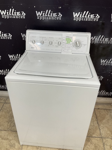 [97881] Kenmore Used Washer Top-load 27inches (White) 