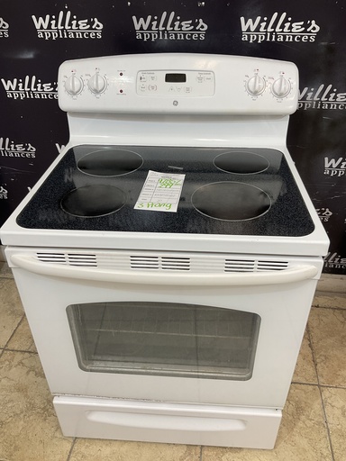 [97857] Ge Used Electric Stove 220volts (40/50 AMP) 30inches {3 prong} 