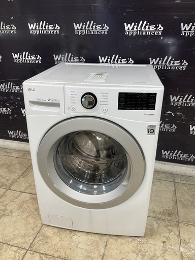 [97855] Lg Used Washer Front-Load 27inches (White) 