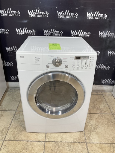 [97867] Lg Used Electric Dryer 220volts (30 AMP) 27inches {3 prong} (White) 