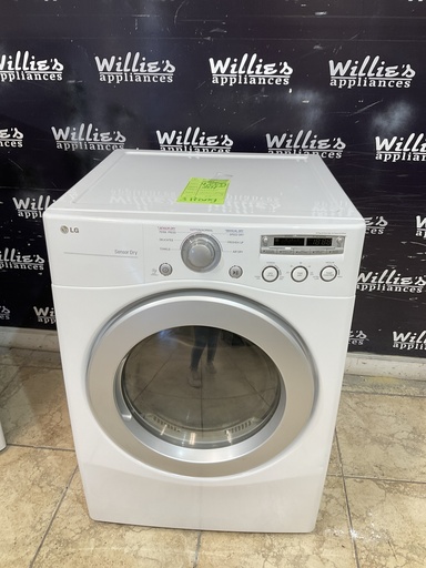 [97878] Lg Used Electric Dryer 220volts (30 AMP) 27inches {3 prong} (White)