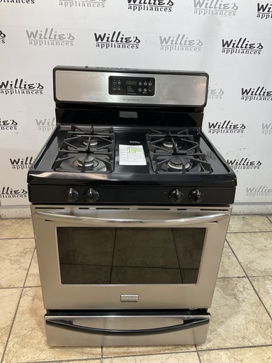 [97866] Frigidaire Used Natural Gas Stove 30inches (Stainless Steel) 