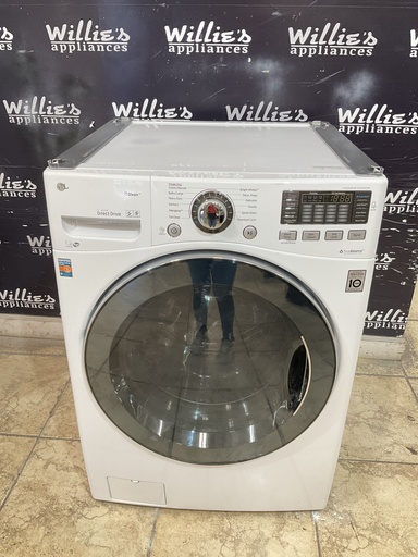 [97893] Lg Used Washer Front-load 27inches (White) 