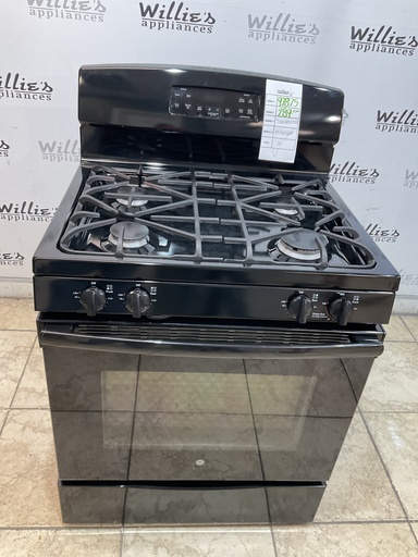 [97875] Ge Used Natural Gas Stove 30inches (Black)