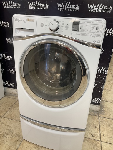 [97920] Whirlpool Used Washer Front-load 27inches (White) 