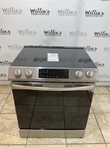 [97911] Samsung Used Electric Stove 220volts (40/50 AMP) 30inches {4 prong} (Stainless steel) 
