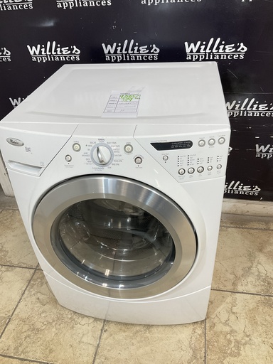 [97887] Whirlpool Used Washer Front-load 27inches (White) 
