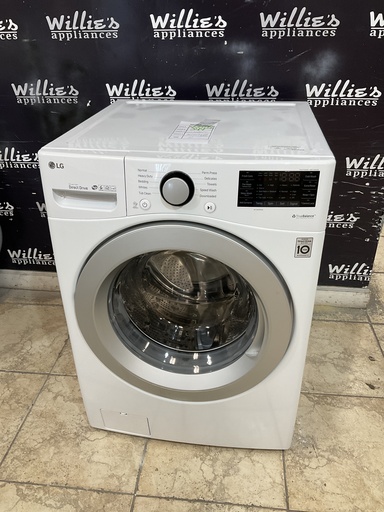 [97889] Lg Used Washer Front-load 27inches (White) 