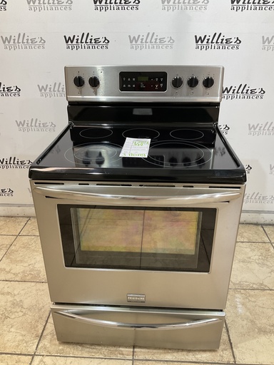 [97914] Frigidaire Used Electric Stove 220volts (40/50 AMP) 30inches (Stainless Steel) 