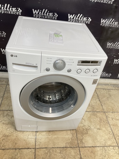 [97879] Lg Used Washer Front-load 27inches (White) 