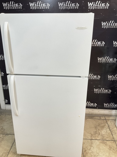 [97907] Frigidaire Used Refrigerator Top and Bottom 28x60 (White) 